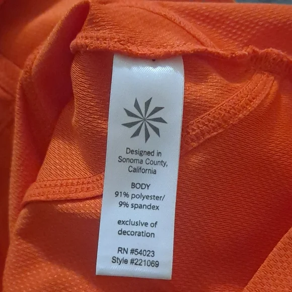 Athleta Orange Racerback Style 221069 - Picture 6 of 8